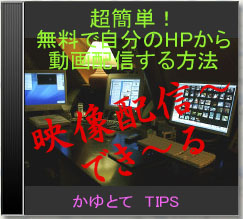 超簡単!無料で自分のHPから動画配信するメソッド